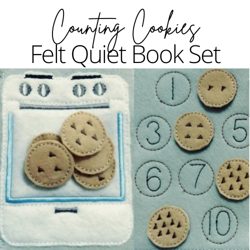 Counting Felt Math Manipulative Book