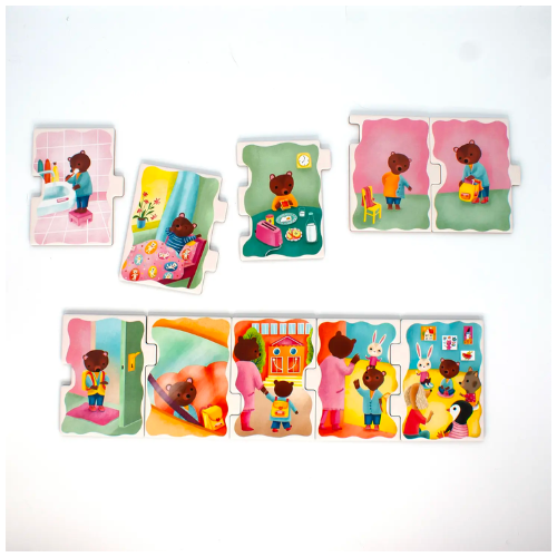 sequencing activity puzzles for early learners