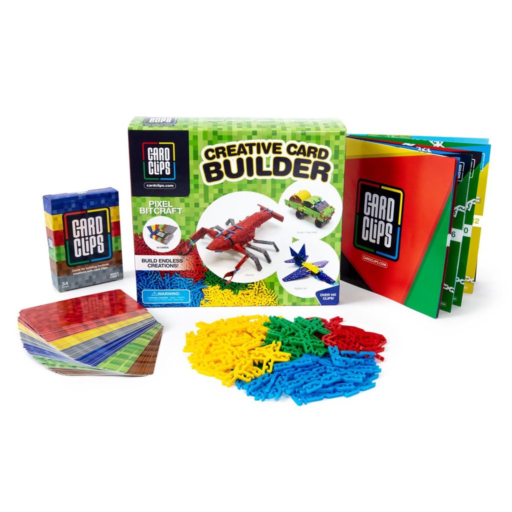 Pixel Bit Card Clips STEM Building Kit
