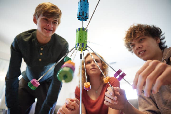 Octacog STEM family game and physics tool