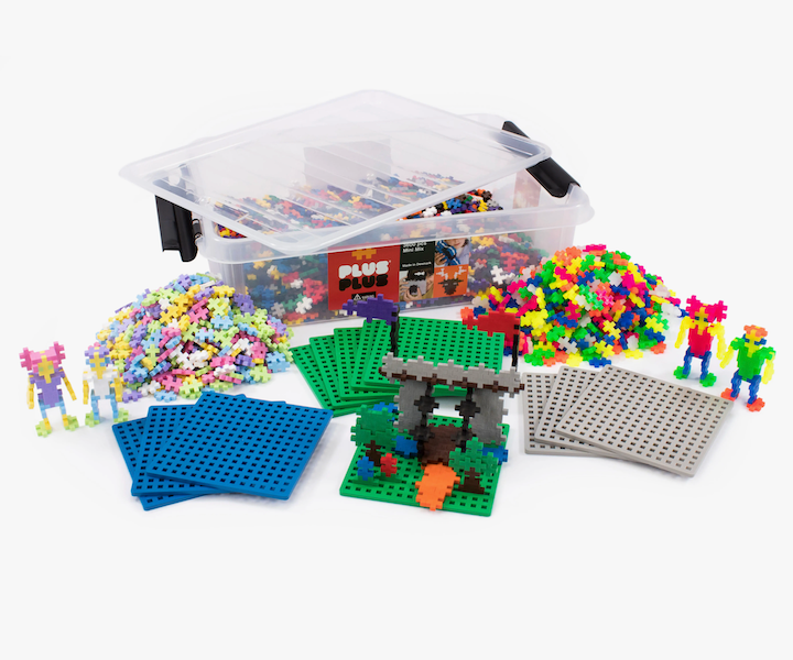 plus plus classroom set building bricks