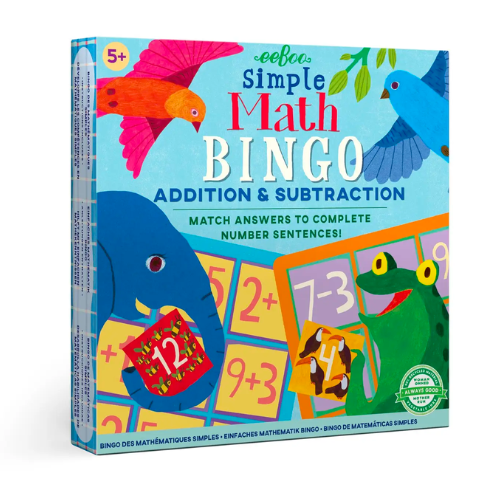 Simple Math Bingo