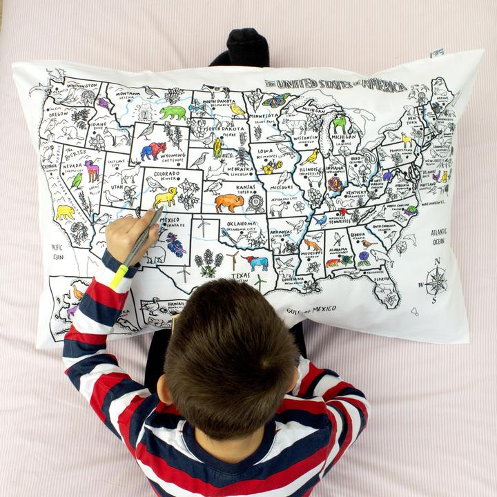 USA Map Doodle