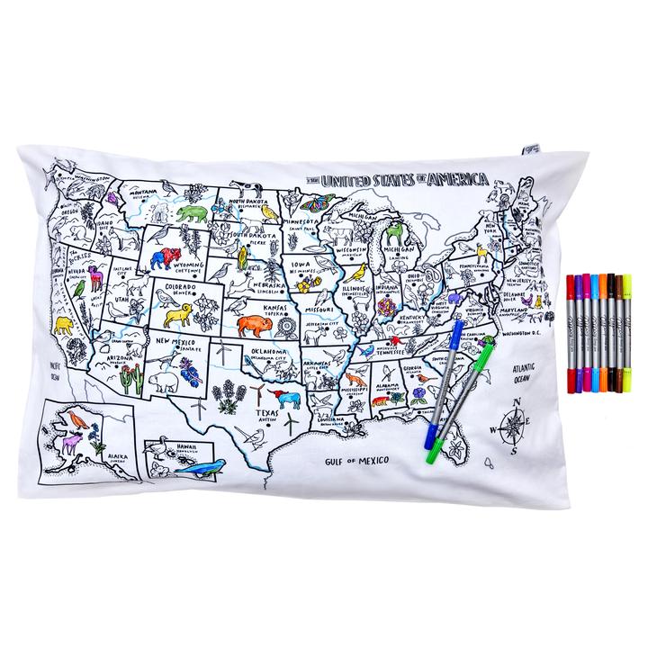 USA Map Doodle