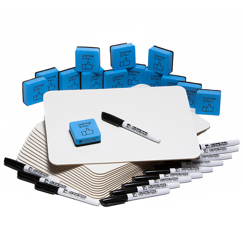 jumbo classroom pack lapboard dry erase
