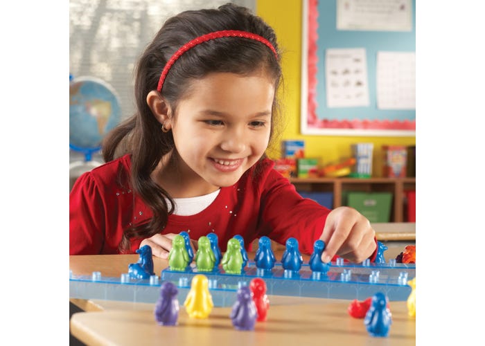 penguins on ice math activity game