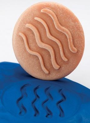 sensory stone dough play