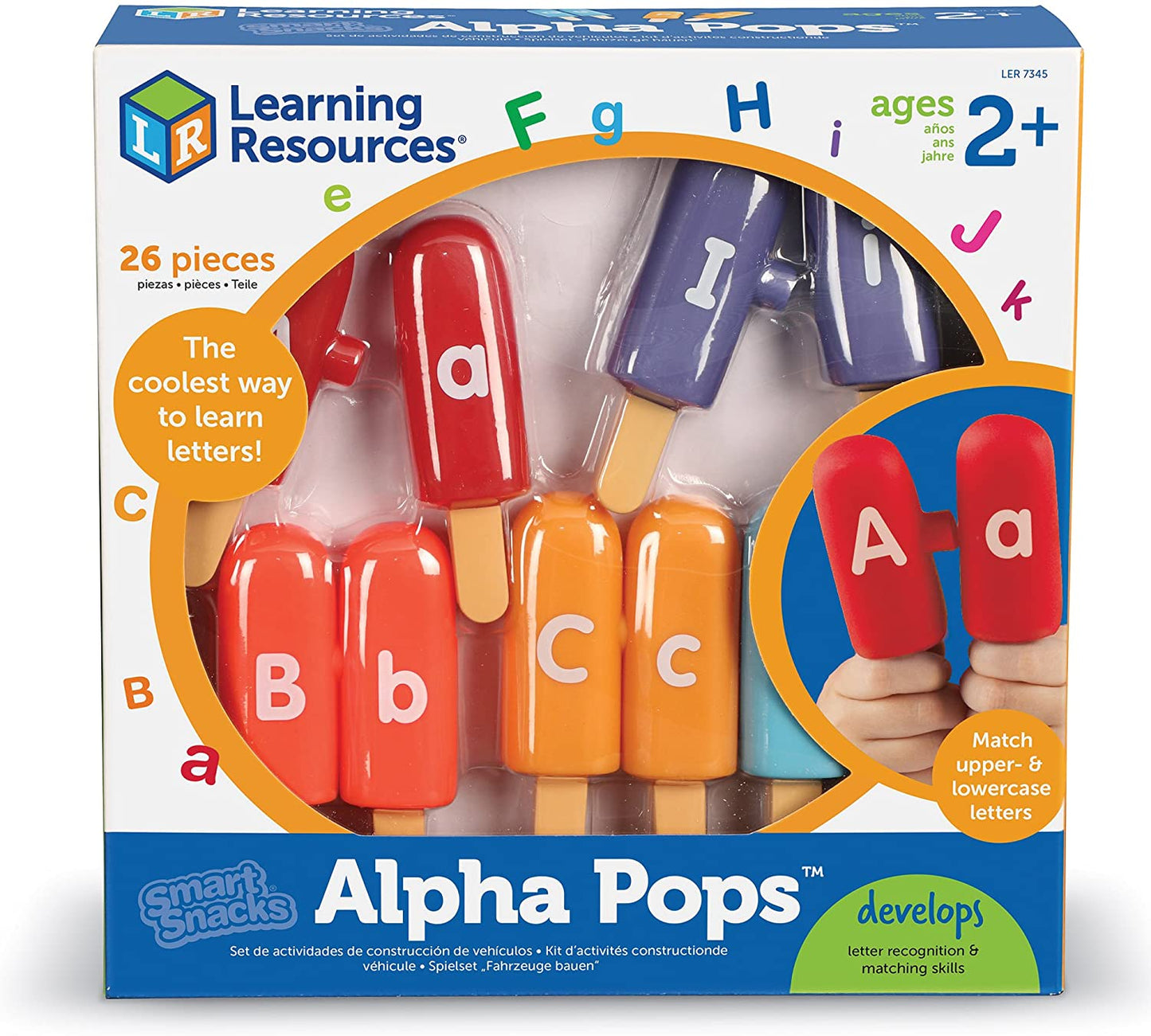 Alphabet Matching Alpha Pops