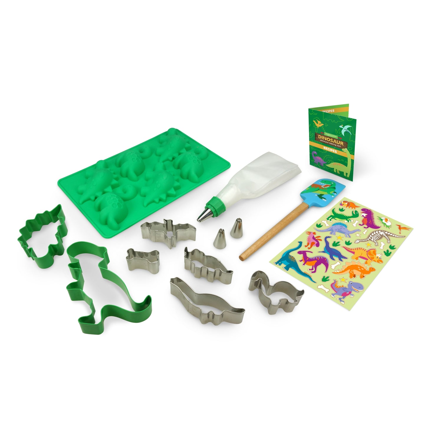 Dinosaur Baking Kit for kids product contents