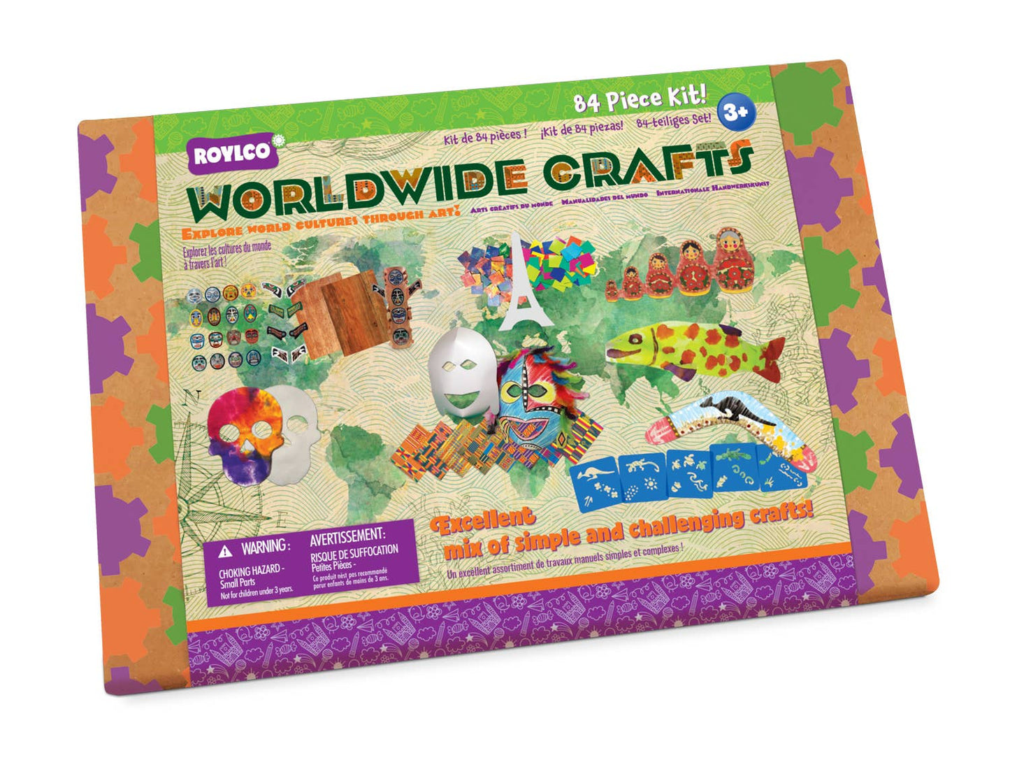 Worldwide arts and crafts multi-cultural kit