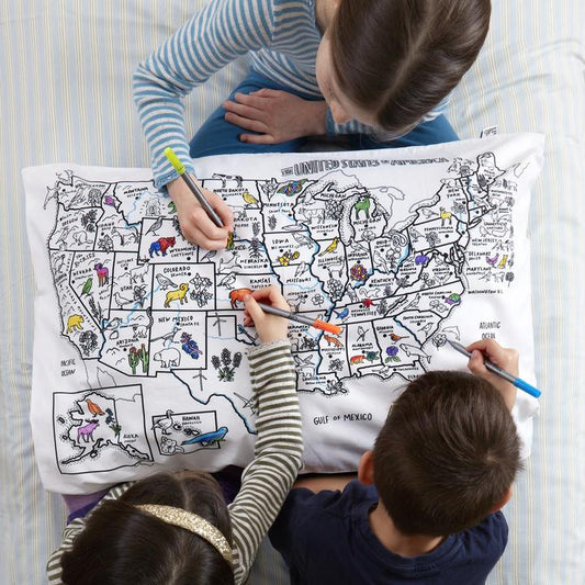 Color your own US map