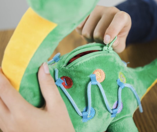 Dino Fine Motor Activity Plush – The Sensory Site For Kansas KEEP